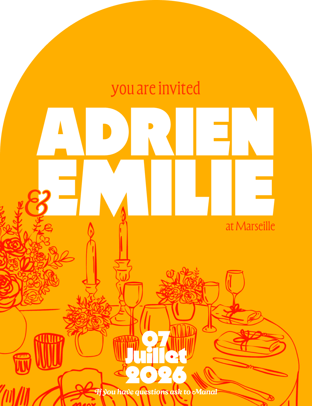 Wedding invitation card 2