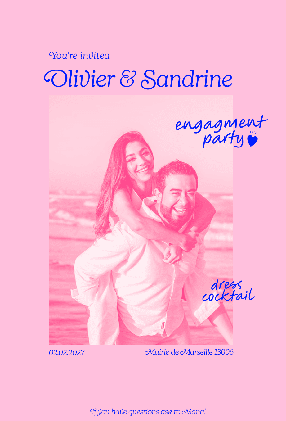 Wedding invitation card 5