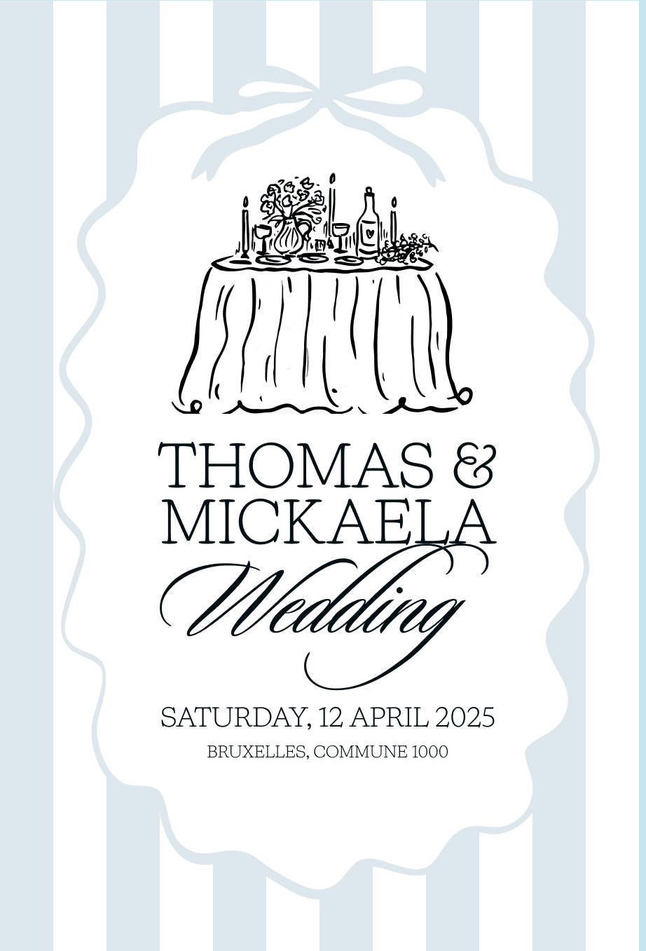 Wedding invitation card 6